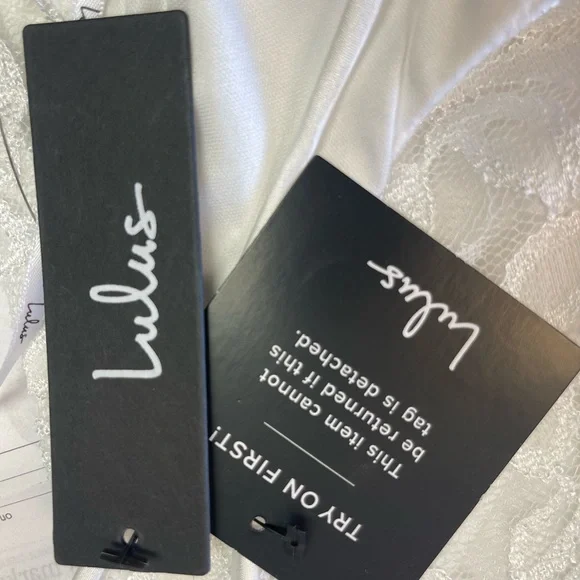 Lulu's White Lace Bralette Crop Top - Picture 8 of 9